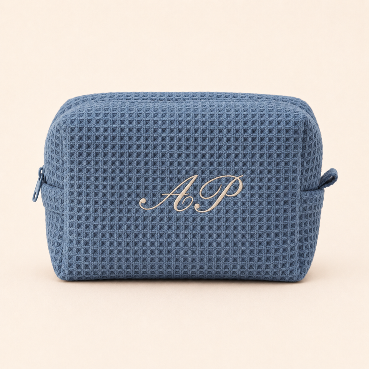 Classic Monogram Waffle Pouch