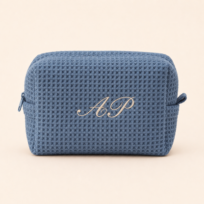 Classic Monogram Waffle Pouch
