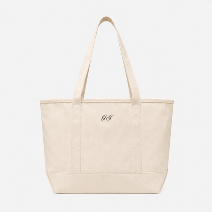 Monogram Canvas Tote