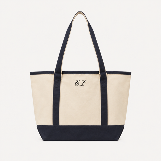 Monogram Canvas Tote