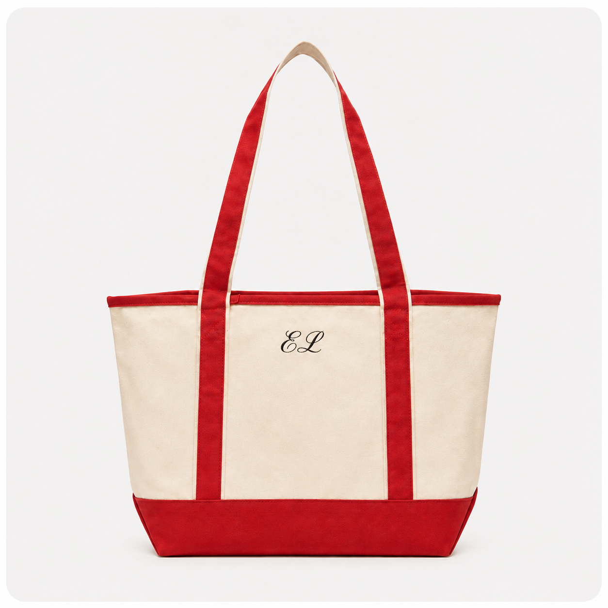 Monogram Canvas Tote