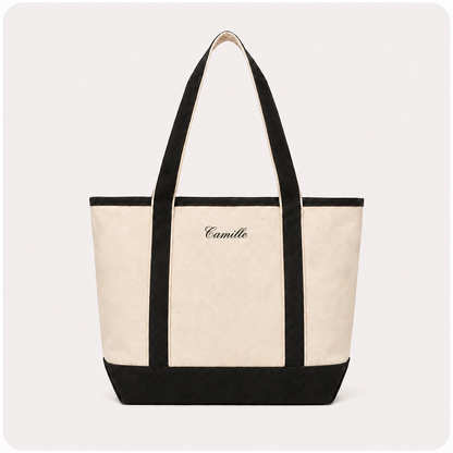 Name Canvas Tote