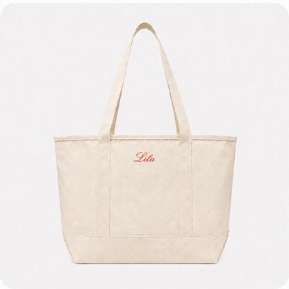 Name Canvas Tote